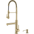 Kraus Artec Pro Series KPF1603KSD53SFACB - Artec Pro™ 2-Function Commercial Style Pre-Rinse Kitchen Faucet with Soap Dispenser in Spot Free Antique Champagne Bronze Finish