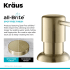 Kraus Artec Pro Series KPF1603KSD53SFACB - 2-Function Commercial Pre-Rinse Sprayer Kitchen Faucet Spot-Free Finish