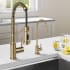 Kraus Bolden Series KPF1610FF100BG - Single Handle Commercial Style Pull Down Kitchen Faucet Lifestyle View