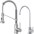 Kraus Bolden Series KPF1610FF100CH - Bolden™ Commercial Style Pull-Down Kitchen Faucet and Water Filter Faucet Combo in Chrome
