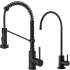 Kraus Bolden Series KPF1610FF100MB - Bolden™ Commercial Style Pull-Down Kitchen Faucet and Water Filter Faucet Combo in Matte Black