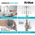 Kraus Britt™ Series KPF1690FF100SFS - Single Handle Commercial Kitchen Faucet Premium Features