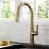 Kraus Oletto Series KPF2820BB - Single Handle Pull Down Kitchen Faucet in Spot-Free Brushed Brass