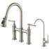 Kraus KPF3121FF102SFS - Allyn™ Transitional Bridge Pull Down Kitchen Faucet with Drinking Water Filtration Faucet
