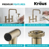 Kraus Urbix KPF3125BG - Industrial Bridge Kitchen Faucet Premium Features
