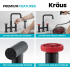 Kraus Urbix KPF3125FF101MBRD - Industrial Bridge Kitchen Faucet Premium Features