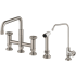 Kraus Urbix KPF3125FF101SFS - Urbix™ Industrial Bridge Kitchen Faucet and Water Filter Faucet Combo in Spot Free Stainless Steel