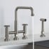 Kraus Urbix KPF3125SFS - Industrial Bridge Kitchen Faucet Lifestyle View