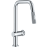 Kraus KPF3126CH - Industrial Pull-Down Single Handle Kitchen Faucet in Chrome