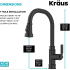 Kraus Allyn KPF4101MB - Single Handle Pull Down Kitchen Faucet Dimension
