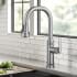 Kraus Allyn KPF4102SFS - Industrial Pull-Down Single Handle Kitchen Faucet in Spot-Free Stainless Steel