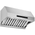 Smeg KPRU24X - 24 Inch Under Cabinet Range Hood in Angled View