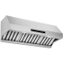 Smeg KPRU36X - 36 Inch Under Cabinet Range Hood in Angled View