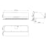 Smeg KPRU48X - 48 Inch Under Cabinet Range Hood in Dimension Guide View