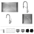 Kraus Oletto Series KHU3219263000CH - Chrome Set