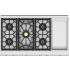 Hestan KRD485GDNG1 - 48-inch 5-Burner Dual Fuel Range with 12-inch Griddle