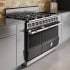Hestan KRD485GDNG1 - 48-inch 5-Burner Dual Fuel Range with 12-inch Griddle