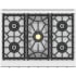 Hestan KRG365NG1 - 36 Inch 5-Burner All Gas Range