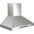 Kucht Professional KRH3010A - 30 Inch Wall Mount Range in Angled View