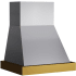 Kucht Professional KRH30SG - 30 Inch Wall Mount Range Hood in Angled View
