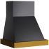 Kucht Professional KRH30TG - 30 Inch Wall Mount Range Hood in Angled View