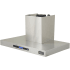 Kucht Professional KRH3611A - 36 Inch Wall Mount Range Hood in Angled View