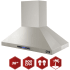 Kucht Professional KRH3612IS - 36 Inch Island Mount Range Hood in Features View