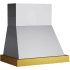 Kucht Professional KRH36SG - 36 Inch Wall Mount Range Hood in Angled View