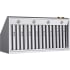 Kucht Professional KRH480GL - 48 Inch Under Cabinet Range Hood in Bottom Angled View
