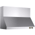 Kucht Professional KRH480GLC - 48 Inch Wall Mount Range Hood in Angled Front View