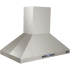 Kucht Professional KRH4812IS - 48 Inch Island Mount Range Hood in Angled View