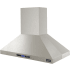 Kucht Professional KRH4812IS - 48 Inch Island Mount Range Hood in Angled View