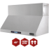 Kucht Professional KRH4821A - 48 Inch Wall Mount Range Hood in Features View