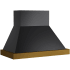 Kucht Professional KRH48TG - 48 Inch Wall Mount Range Hood in Angled View