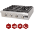 Kucht Professional KRT301GU - 30 Inch Gas Rangetop with 4 Sealed Burners