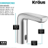 Kraus Indy™ Series KSB10001SFS - Bathroom Basin Sensor Faucet Dimension