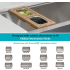 Kraus KSC1001BB - Designed with custom dimensions to fit Kraus Workstation Sinks