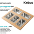 Kraus KSC1005BB - Set Includes Serving Board and Five Prep Bowls