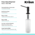 Kraus KSD41MB - Kitchen Soap and Lotion Dispenser Features