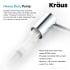 Kraus KSD43CH - Kitchen Soap and Lotion Dispenser Heavy-Duty Pump