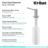 Kraus KSD43SS - Kitchen Soap and Lotion Dispenser Features