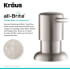 Kraus Bolden Series KSD53SFS - Kitchen Soap and Lotion Dispenser All-Brite Feature