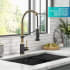 Kraus Bolden Series KSF1610BBMB - Single Handle Commercial Style Pull Down Sensor Kitchen Faucet Lifestyle