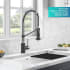 Kraus Bolden Series KSF1610SFSMB - Single Handle Commercial Style Pull Down Sensor Kitchen FaucetLifestyle