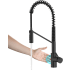 Kraus Oletto Series KSF2631MB - Touchless Sensor Commercial Pull-Down Single Handle Kitchen Faucet with QuickDock™ Top Mount Assembly in Matte Black