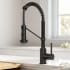 Kraus Bolden Series KSF1610MB - Single Handle Commercial Style Pull Down Sensor Kitchen Faucet Lifestyle View