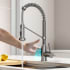 Kraus Bolden Series KSF1610SFS - Single Handle Commercial Style Pull Down Sensor Kitchen Faucet In-Use View