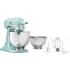 KitchenAid Artisan® Series KSM150TBAQ - Value Bundle Artisan® Series 5 Quart Tilt-Head Stand Mixer with Additional 3 Quart bowl - Aqua Sky