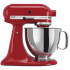 KitchenAid Artisan® Series KSM150TBER - Value Bundle Artisan® Series 5 Quart Tilt-Head Stand Mixer with Additional 3 Quart Bowl - Empire Red