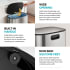 Kraus KTCP100SFS - 13.2 Gallon / 50 Liter Stainless Steel Free Standing Trash Can